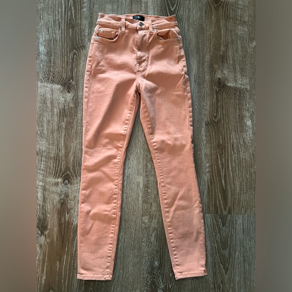 7FAMK Coral High Waist Ankle Skinny Jean _ Size 24 - Picture 2 of 7